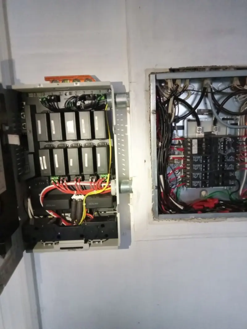 Electrical panel upgrade completed for Indoor Lighting Installation in Lake Zurich